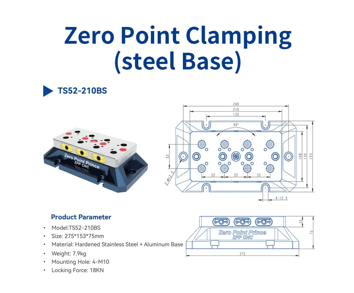 Multi Station Zero Point for Self Centering Vise Riser Tower