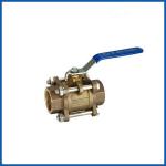 High quality Bronze 3pcs threaded type ball valve with prices