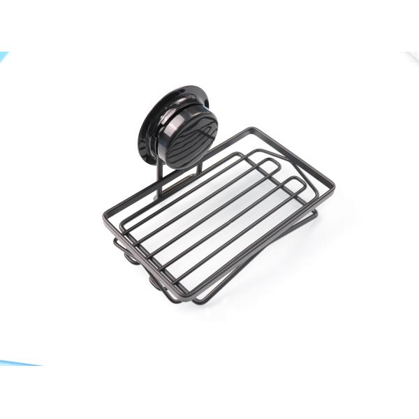 WGO 173mm Wall Hanging Soap Case Black Stainless Steel SS201