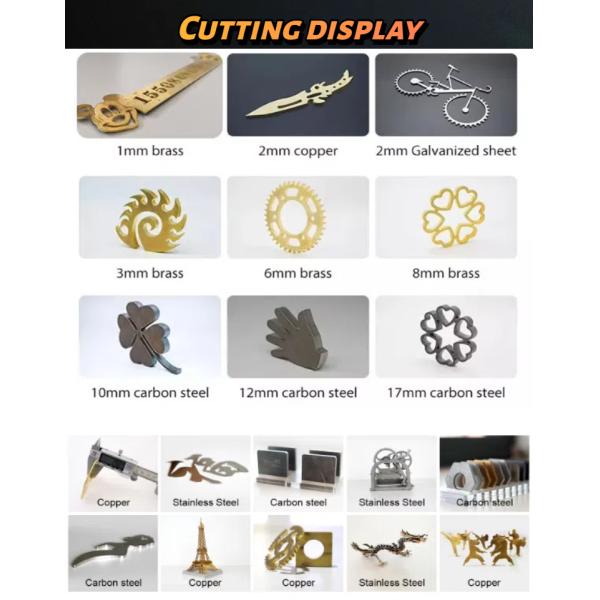 High Precision Fiber Laser Cutting Machine System 1500w Fiber Laser Cutter 600×600mm