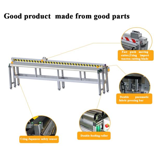 Manual Roller Blind Fabric Cutting Zebra Fabric Cutting Machine with No Fur for Black/Zebra/Sunscreen Roller Blind