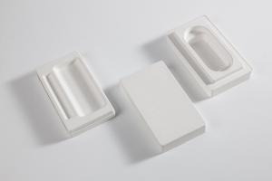 Buy cheap Trimmed Moulded Paper Packaging Sustainable Wet Press Pulp Tray 100% Plastic Free product