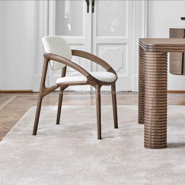 Dining Room Furniture Customize Luxury Modern Solid Wood Dining Chair For Restaurant