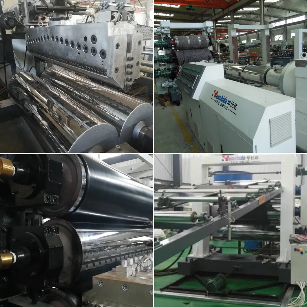 Automatic PE PP ABS PVC Sheet Extrusion Line 800-1600mm Width