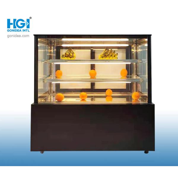 Danfoss Compressor Cake Pastry Refrigerator Showcase 1200mm With 3*18W LED