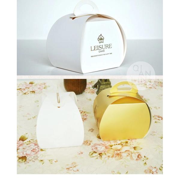 300gsm QS 10*10*10cm Dessert Takeaway Boxes