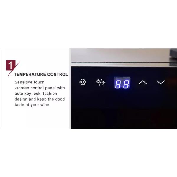 150L 31 Bottle Single Zone Wine Coolers With Conmpressor