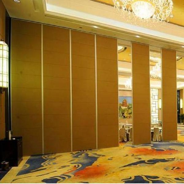 Hotel Operable Soundproof PVC Partition Wall Flexible Aluminium Frame