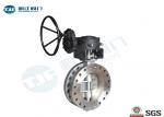Double Flanged Double Offset Butterfly Valve For Chemical / HVAC Industry