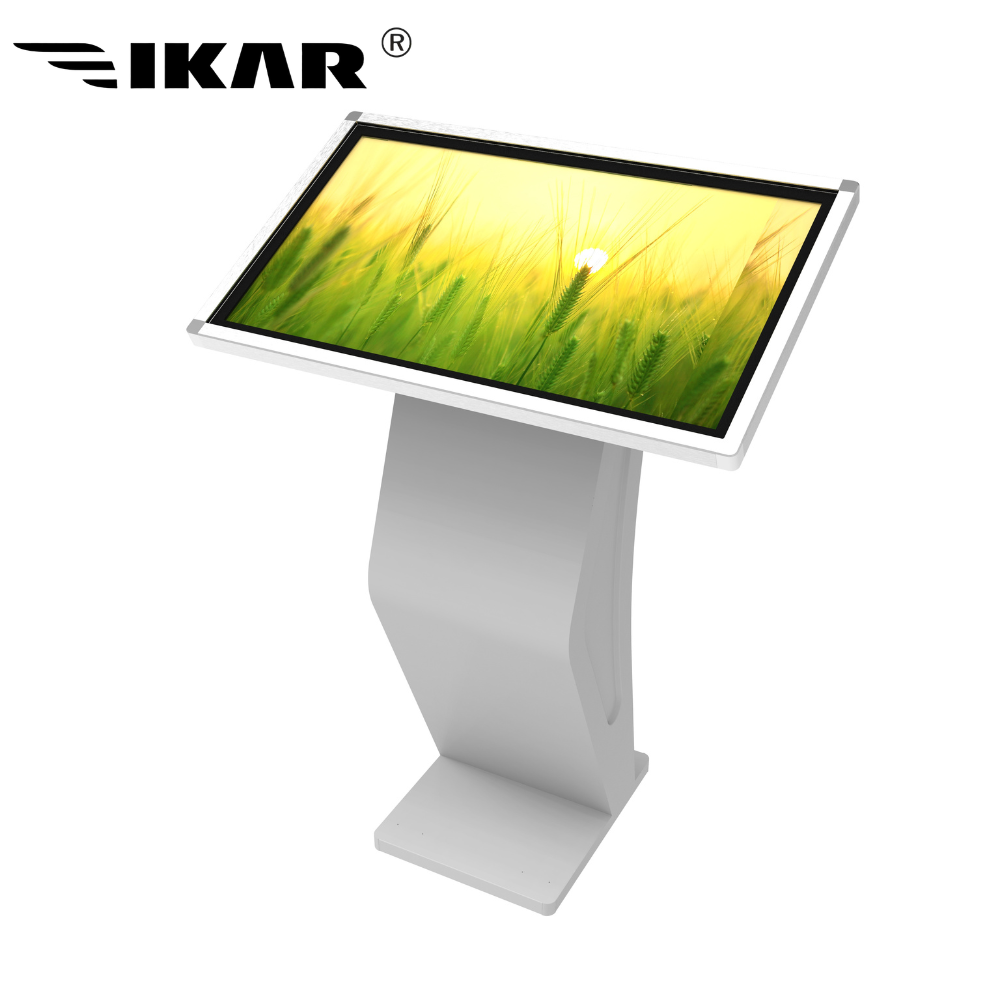 4K UHD Digital Totem: 32"-75" Commercial Kiosk with BOE Panel, Android 11, & Optional IR/PCAP Touch
