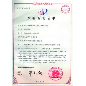 Guangzhou Dasen Lighting Corporation Limited Certifications