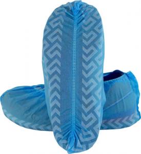 Buy cheap Hospital Disposable Shoe Covers Of 20-40gsm PP SMS PE CPE Plastic product