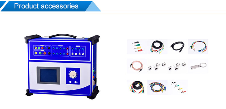 Three Phase Microcomputer Relay Protection Tester With High Precision Multi Output