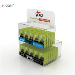 Buy cheap 2 Tiers Counter-Top Acrylic Mobile Phone Accessories Display Stand product