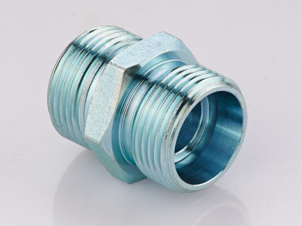 Quality Metric Straight Thread Fittings , Male Bsp Threaded Pipe Fittings 1CB / 1DB for sale