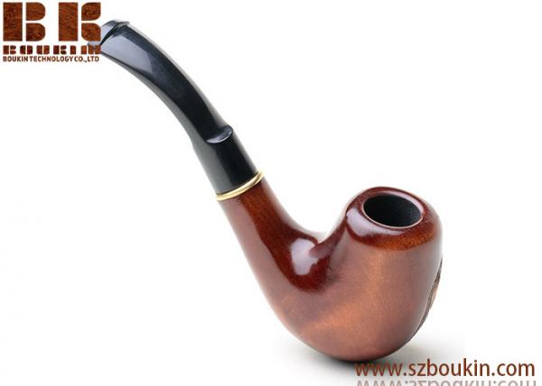 Quality unique design high quality hand-carved wooden smoke pipe for his for sale