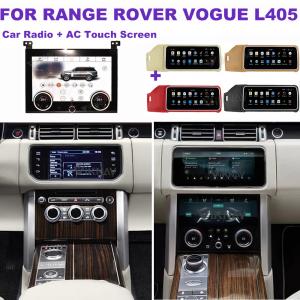 China Double Din Range Rover Android Head Unit Car Radio Player AC Panel on sale