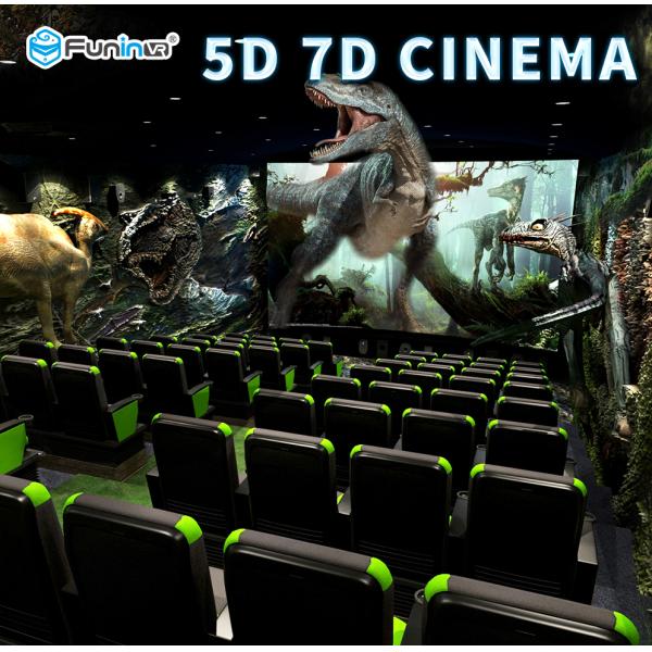 Multiplayer CS Fights Shooting Games 7D Cinema Simulator Rider Metal Screen 6 / 9 Seats