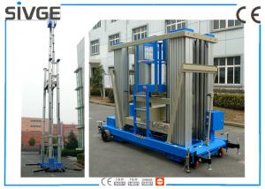 China Blue Aluminum Alloy  Mobile Elevating Work Platform 20 M For Window Cleaning on sale