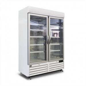 China Commercial Glass Door Freezer LED Lighting Good Temperature Evenness on sale