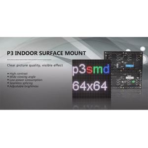 P3 Indoor Full Color LED Module 1/16 Scan SMD2121 3IN1 RGB 192x192