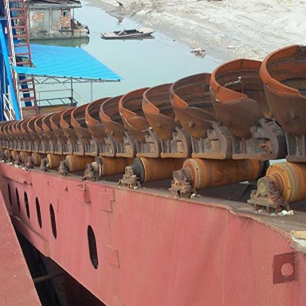 Bucket Chain Dredger For Gold Mining Dredging