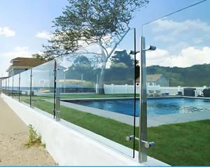 Buy cheap Interior Clear Laminated Tempered  Glass Aluminum transparent Balustrade product