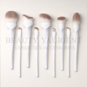 Buy cheap 9pcs All In One White Face Makeup Brush Set Patented X Style Cosmetic Brush Makeup Kits product