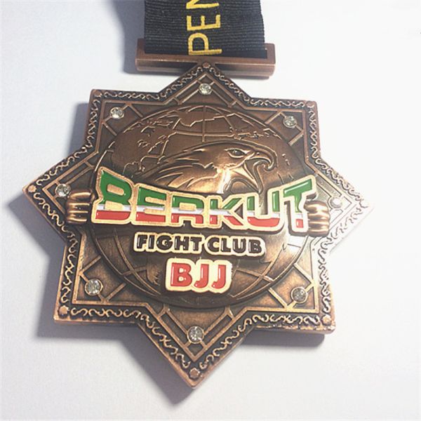 European American Style Zinc Alloy Painted Marathon Medal,Eco-Friendly Zinc Alloy Painted Marathon Competition Medal