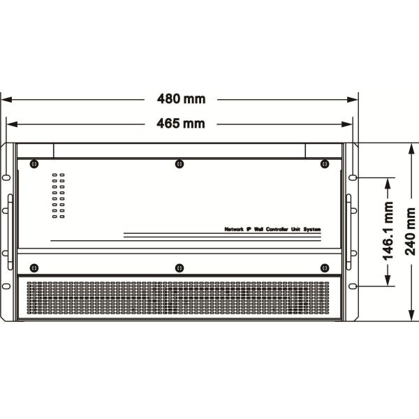 PM70MC modular IP Matrix Switcher, ip decoder with BNC / HD SDI Hybrid Input & 32ch HDMI Output