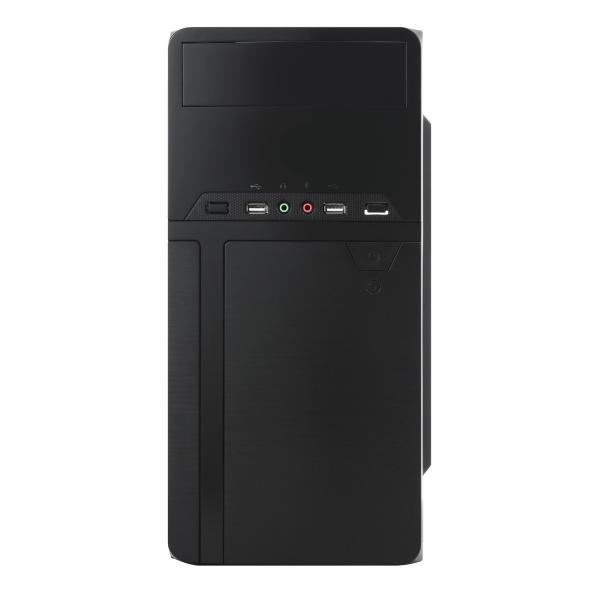 Black 367mm Height 185mm Width PC Aluminum Case