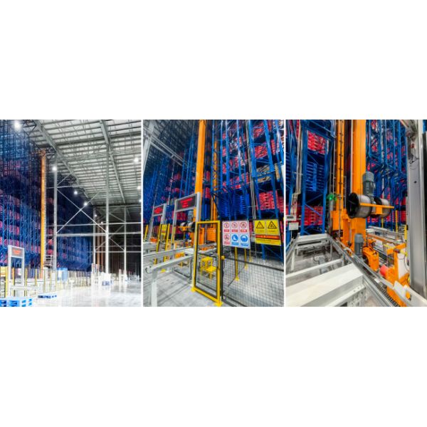 Double Deep pallet Stacker Crane ASRS, Floor Supported SRM(Storage Retrieval Machine), Automatic Storage And Retrieval System,Room Temperature