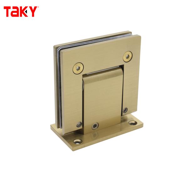 Bathroom 304 Stainless Steel Self Closing Adjustable Closing 90 Degree Glass Door Hinge