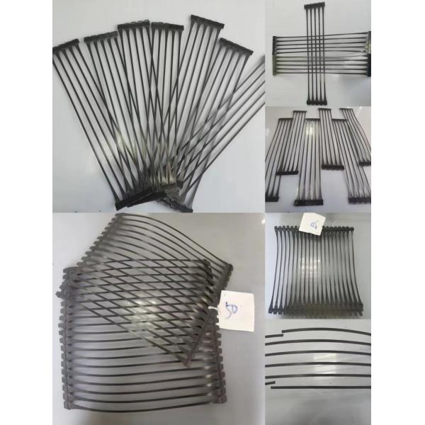 95KN Plastic HDPE Uniaxial Geogrid High Strength Soil Reinforcement Solution