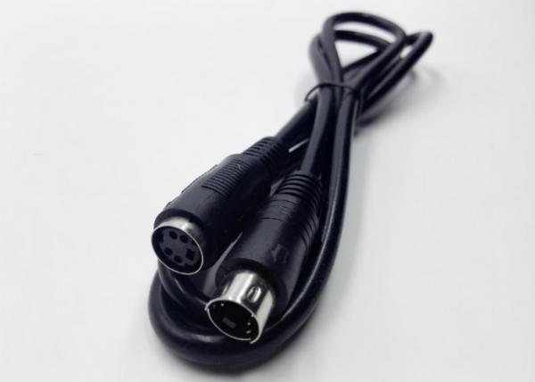 Car Monitor S Video Composite Cable 4 Pin For Rear View Camera System