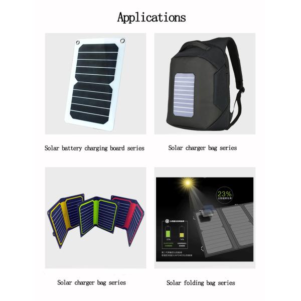 Customized CIGS Solar Cell Backpack , Waterproof Solar Backpack For Leisure Travel