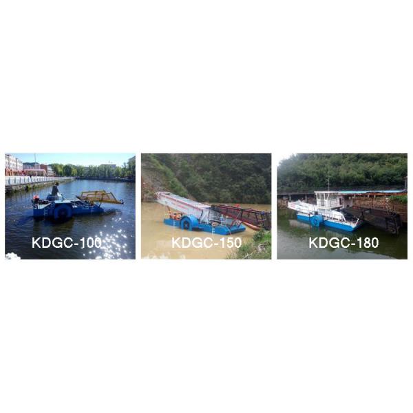 2000m2 1m Automatic Aquatic Weed Harvester Cutting Machine River Cleaning Boat