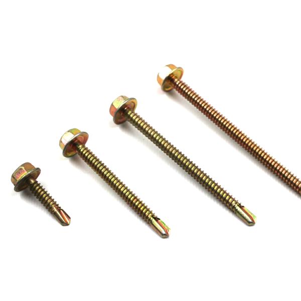 Galvanised SDS Nails Self Drilling Hex Head Bolts 700N Grade