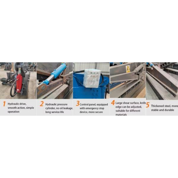 Custom Hydraulic Scrap Shears Metal Stud Channel Shear Machine Cable Shearing Alligator