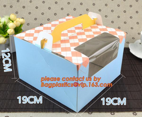 Quality High Quality Cupcake Cake Box Packaging,Custom Print Professional, Paper Packing Moon Cake Box Printing, bagplastics pac for sale