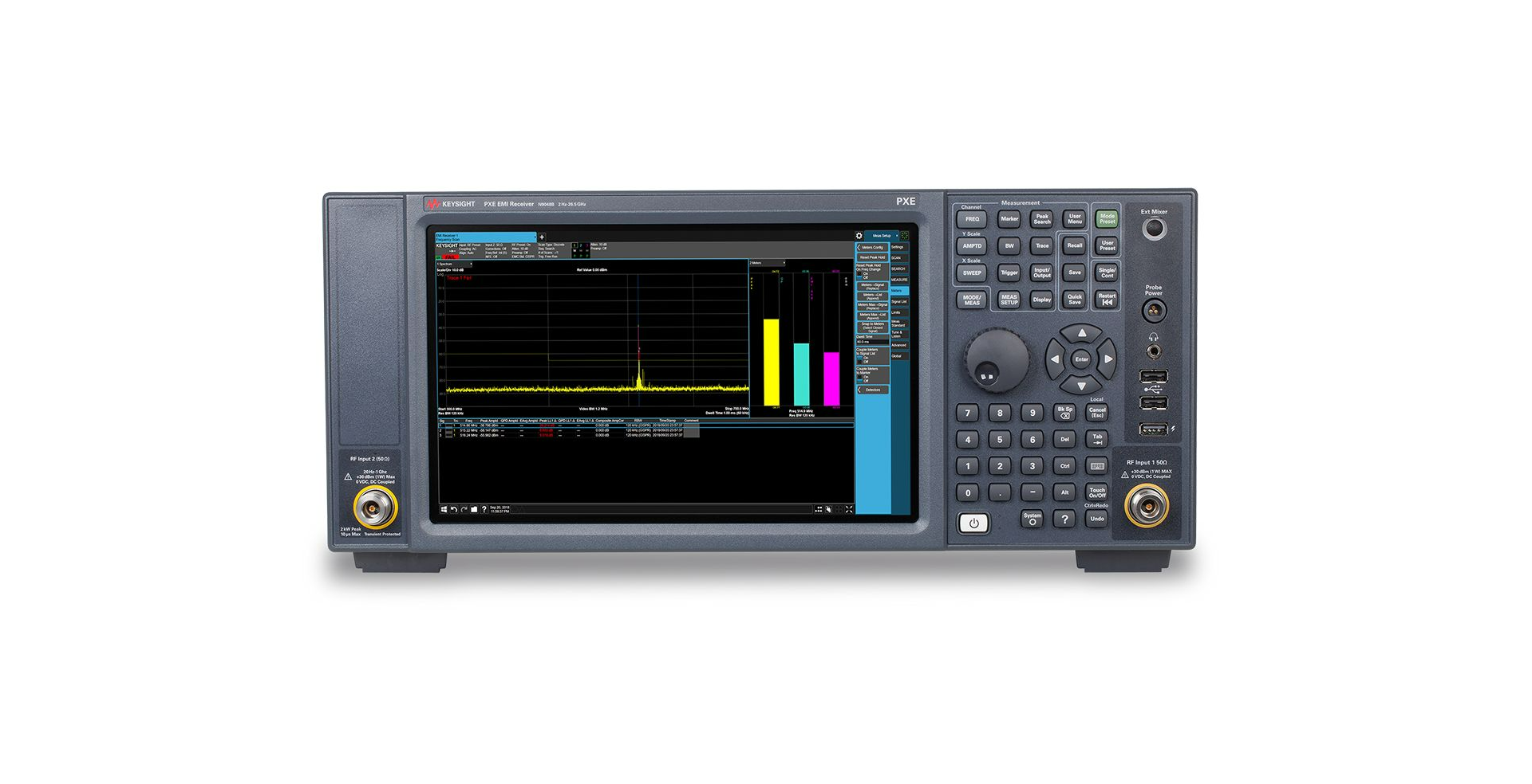 Keysight N9048B RF Spectrum Analyzer and EMI Test Receiver with 1Hz to 44GHz Frequency Range and 40 MHz Max Analysis Bandwidth