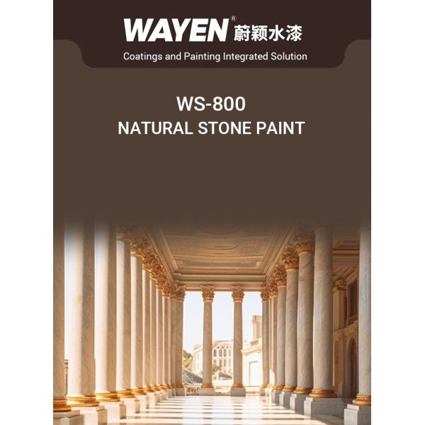 Weather Resistant Water Based Paint with Strong Adhesion and Waterproof Natural Stone Liquid Coating