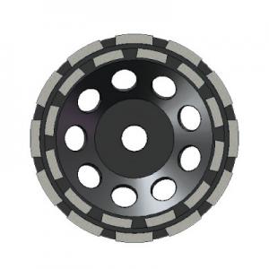 Buy cheap Metal Diamond Double Row Cup Wheel product