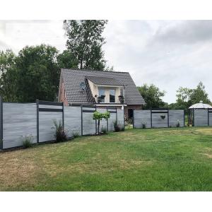 China WPC Cladding Panel 24x170mm Interlocking Wall Floor Exterior Interior on sale