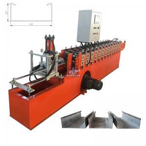 Buy cheap 0.3-0.8mm Stud And Track Machine Ceiling C Channel Roll Forming Machine Customized product
