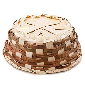 Round Gift Baskets, Bamboo Small Bread & Fruit Baskets, 7" Woven Bread Roll Baskets, Food Serving Baskets, Food Storage Basket For Kitchen Restaurant