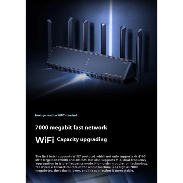 BE7000 7000M RC06 High-speed 8-way Amplification WIFI7 Router Self-developed Tri-band Expansion
