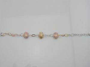 Buy cheap Wholesale 925 Sterling Silver Charm Bracelet Fashion Jewelry 13pcs product
