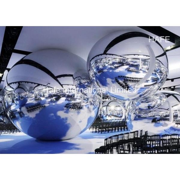 4 M Dior Mall Decoration Mirror Balloon Can Inflat Air Or Helium Customized Logo
