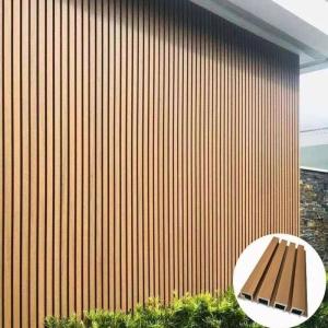 China Prefab Building Wood Plastic Composite Wall Cladding panel Waterproof on sale